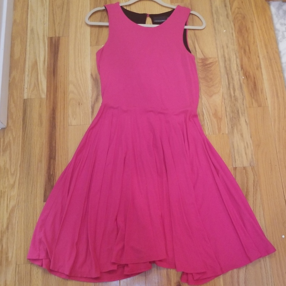 Pink Cynthia Rowley Fit and Flare Dress medium